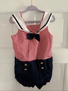 Janie and jack sailer romper